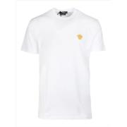 Versace Broderad Medusa T-shirt White, Herr