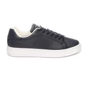 Armani Exchange Läder Sneakers med Logodetalj Black, Herr