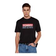 Tommy Jeans Ekologisk Bomull Logo T-shirt Black, Herr