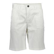 North Sails Vita Bermuda Shorts med Kontrastdetaljer White, Herr