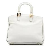 Fendi Vintage Pre-owned Laeder fendi-vskor White, Dam