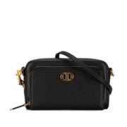 Dior Vintage Pre-owned Laeder crossbodyvskor Black, Dam