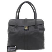 Chanel Vintage Pre-owned Laeder chanel-vskor Black, Dam