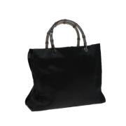 Gucci Vintage Pre-owned Satin handvskor Black, Dam