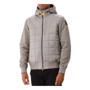 Parajumpers Grön Fleece och Nylon Dunjacka Beige, Herr