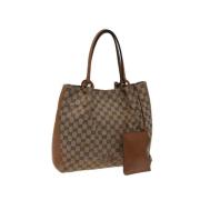 Gucci Vintage Pre-owned Canvas totevskor Beige, Dam