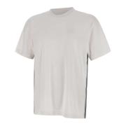 Emporio Armani EA7 Vit Bomull T-shirt med Logotyp White, Herr