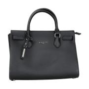 Gaëlle Paris Svart Strukturerad Shopper Väska Black, Dam