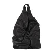 Vic Matié Elisa Läder Shopper Väska Black, Dam