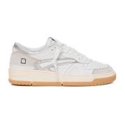 D.a.t.e. Snörskor Torneo Sneakers med Logodetalj Beige, Dam