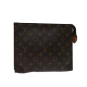 Louis Vuitton Vintage Pre-owned Canvas louis-vuitton-vskor Brown, Dam