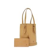 Louis Vuitton Vintage Pre-owned Laeder louis-vuitton-vskor Beige, Dam