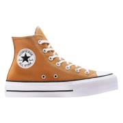 Converse Chuck Taylor All Star Platform Sneakers Brown, Dam