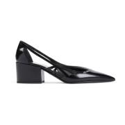 Prada Svarta Läderpumps Elegant Stil Black, Dam