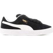 Puma Svarta Mocka Sneakers med Lärdetaljer Black, Herr