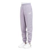 PUMA Essentials Broderi Joggers Lila Purple, Dam