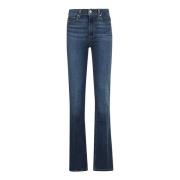 PAIGE Laurel Canyon High Rise Jeans Blue, Dam