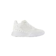 Alexander McQueen Laeder sneakers White, Dam