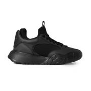 Alexander McQueen Svarta Hybrid Sneakers Gummisula Läder Black, Herr