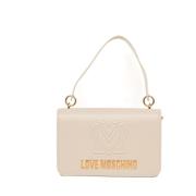 Love Moschino Stilig Medium Väska med Topp Handtag Beige, Dam