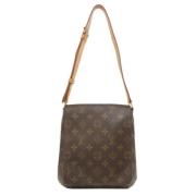 Louis Vuitton Vintage Pre-owned Tyg louis-vuitton-vskor Brown, Dam