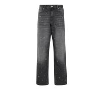 Essentiel Antwerp Eyelet Jeans för snygga outfits Gray, Dam