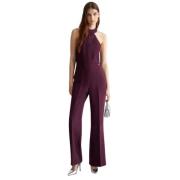 Liu Jo Stretch Jumpsuit med Scarf Red, Dam