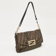 Fendi Vintage Pre-owned Canvas fendi-vskor Brown, Dam