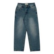 Dime Mtl Indigo Avslappnade Denimbyxor Blue, Herr