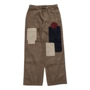 Brain Dead Brun Corduroy Climber Byxor med Patches Brown, Dam