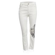 Armani Pre-owned Pre-owned Denim jeans White, Dam