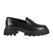 Hogan Klassisk Loafer Sko Black, Dam