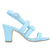 Manolo Blahnik Laeder sandaler Blue, Dam