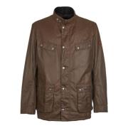 Barbour Klassisk Duke Wax Jacket Brown, Herr