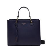 Emporio Armani Elegant Shopper Väska Black, Dam