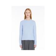 Max Mara Stilren Stickad Tröja Blue, Dam