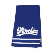 Moschino Ull och Akryl Sjal Blue, Herr