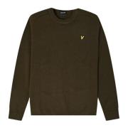 Lyle & Scott Herr Oliv Stickat Green, Herr