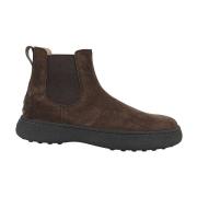 Tod's Vinter Gommino Ankelboot Brown, Herr