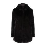 Save The Duck Vändbar Faux Fur Jacka Brown, Dam