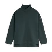 Ecoalf Grön Khaki Jersey Sweatshirt Maia Green, Dam