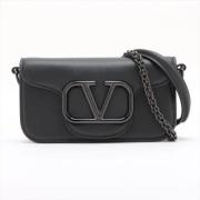 Valentino Vintage Pre-owned Laeder handvskor Black, Dam