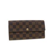 Louis Vuitton Vintage Pre-owned Belagd canvas plnbcker Brown, Dam