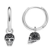 Thomas Sabo Damörhänge Singel Hoops Skalle Set Cr623-643-11 Gray, Dam