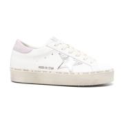 Golden Goose Vita Lädersneakers med Stjärndetalj White, Dam