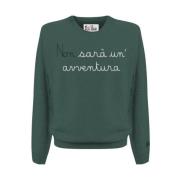 MC2 Saint Barth Herr Rundhalsad Pullover Äventyr Green, Herr