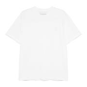 Philippe Model Logo Applique White T-shirt Polo White, Herr