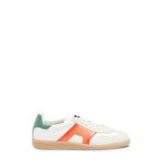 Santoni Vita Läder Låg Topp Sneakers Multicolor, Herr