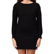 Twinset Svart Pull Tröja Black, Dam