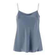 Herno Resort Top i Satinlook Blue, Dam